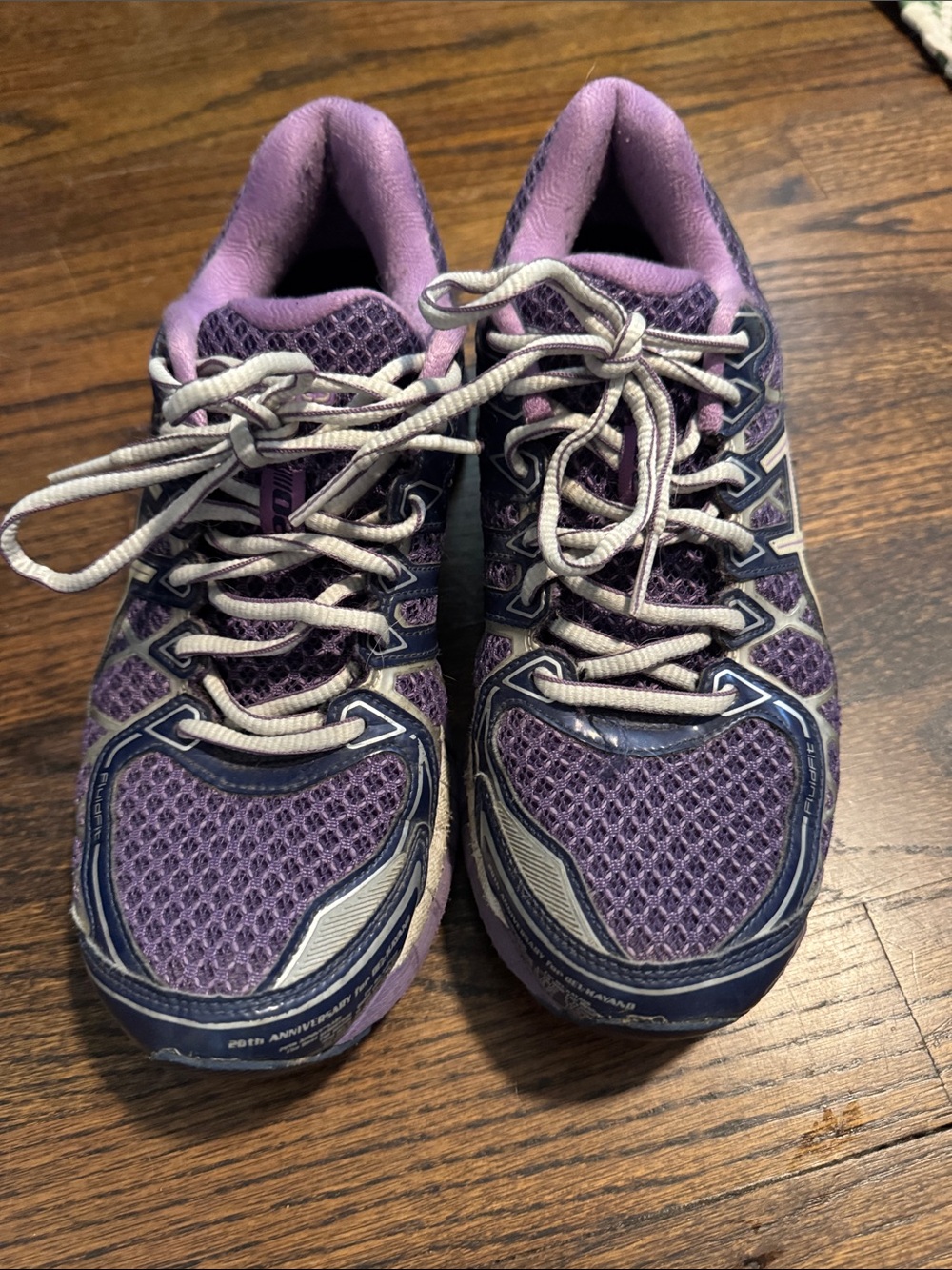Asics Gel Kayano 20 Purple and White Women's Running Sneakers